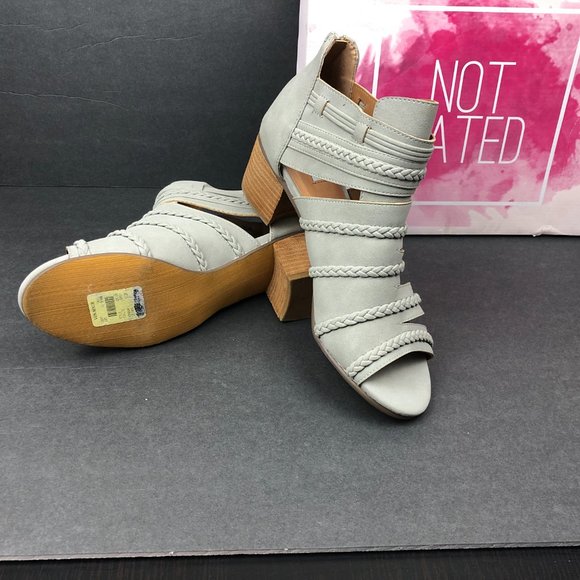 NWB Not Rated Womens Cullie Ankle Heel Sandal - Picture 4 of 4